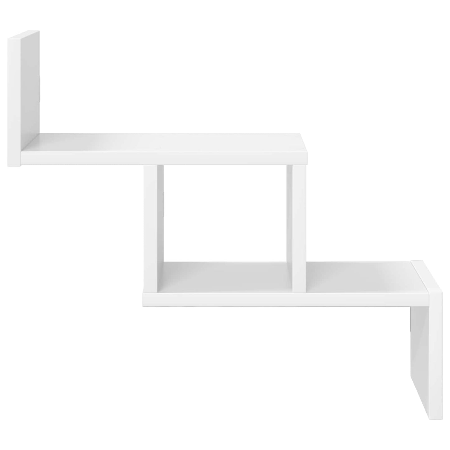 vidaXL Wall Shelf White 48 x 15 x 42 cm Engineered Wood