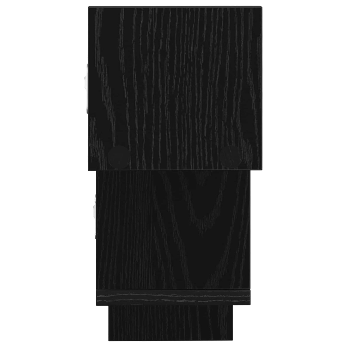 vidaXL Wall Shelf Black Oak 48 x 15 x 42 cm Engineered Wood
