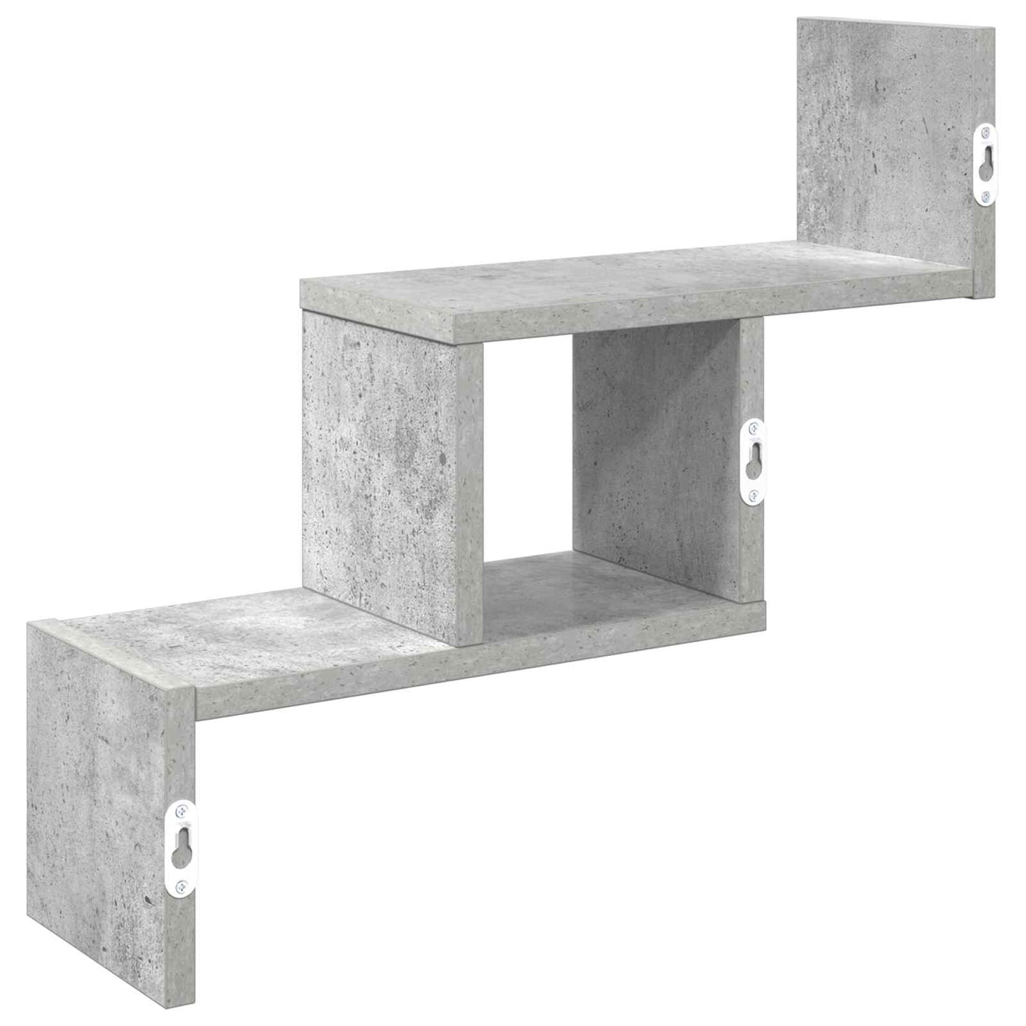vidaXL Wall Shelf Concrete Grey 48 x 15 x 42 cm Engineered Wood