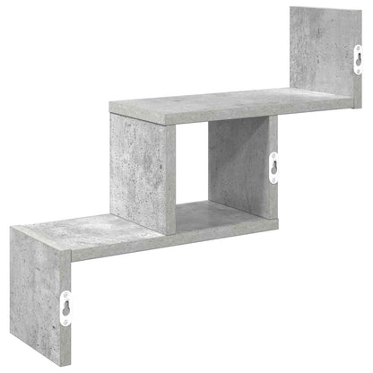 vidaXL Wall Shelf Concrete Grey 48 x 15 x 42 cm Engineered Wood