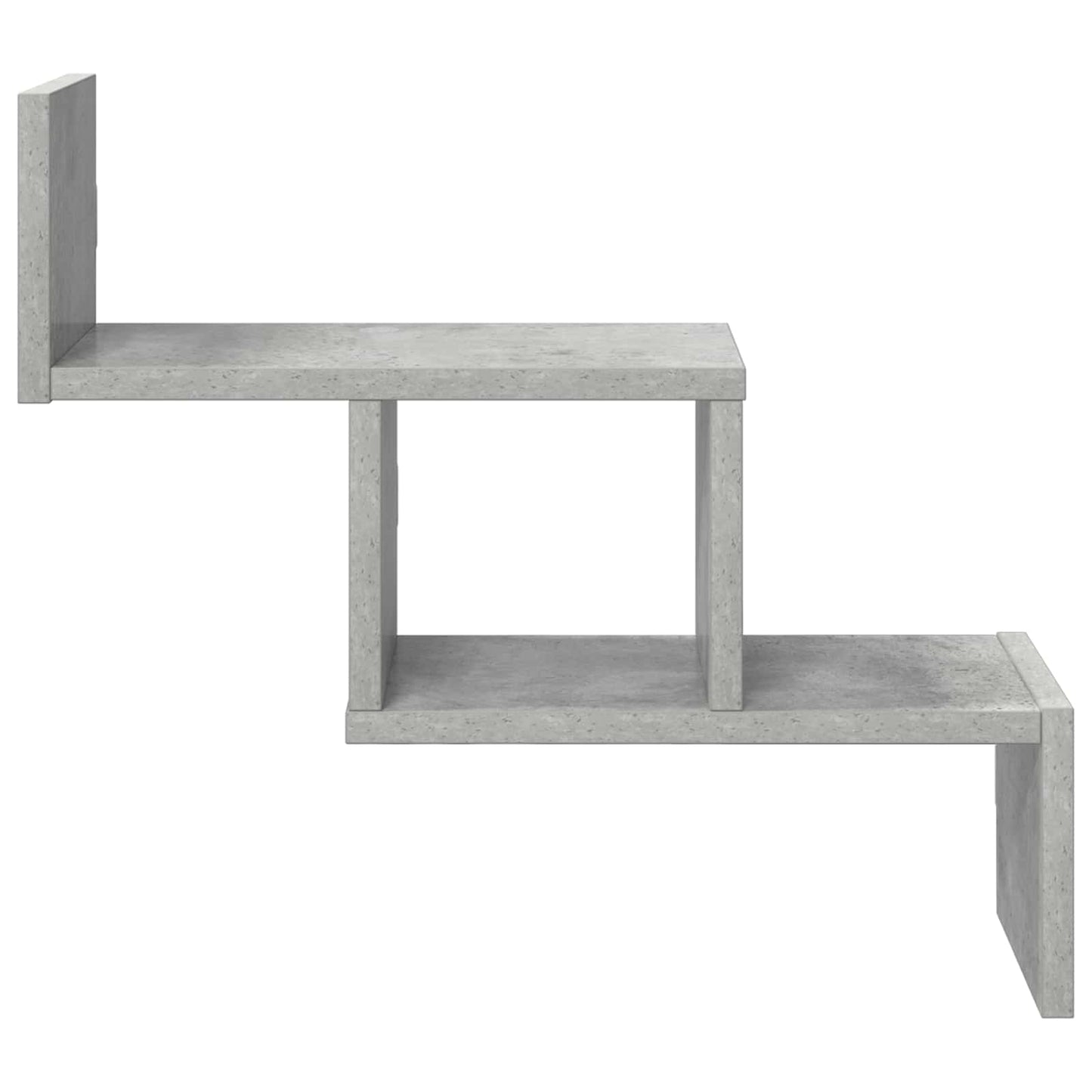 vidaXL Wall Shelf Concrete Grey 48 x 15 x 42 cm Engineered Wood