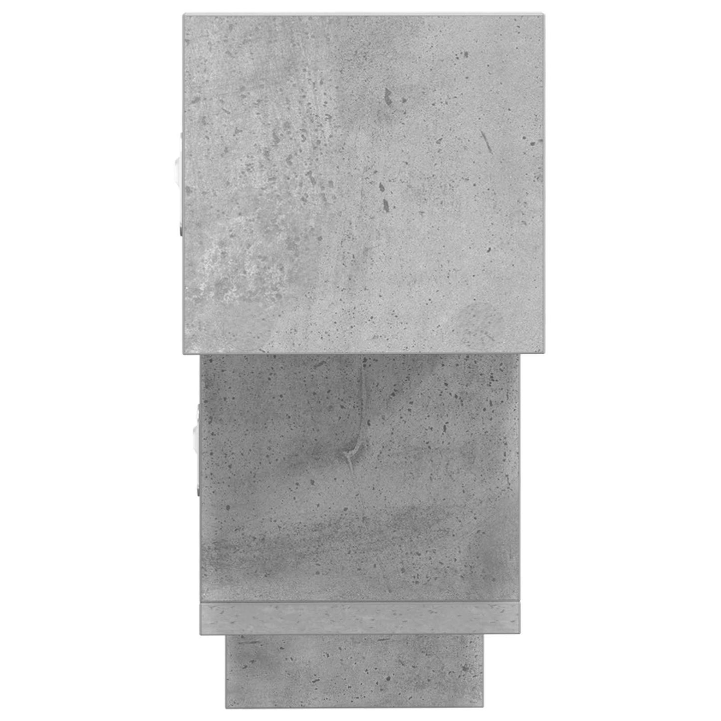 vidaXL Wall Shelf Concrete Grey 48 x 15 x 42 cm Engineered Wood