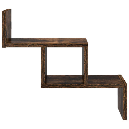 vidaXL Wall Shelf Smoked Oak 48 x 15 x 42 cm Engineered Wood