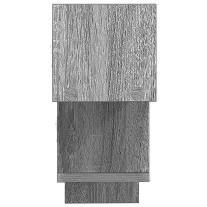 vidaXL Wall Shelf Grey Sonoma 48 x 15 x 42 cm Engineered Wood