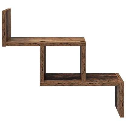 vidaXL Wall Shelf Old Wood 48 x 15 x 42 cm Engineered Wood