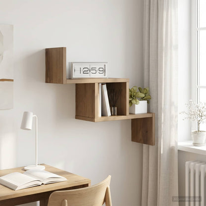vidaXL Wall Shelf Artisan Oak 48 x 15 x 42 cm Engineered Wood