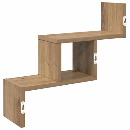 vidaXL Wall Shelf Artisan Oak 48 x 15 x 42 cm Engineered Wood