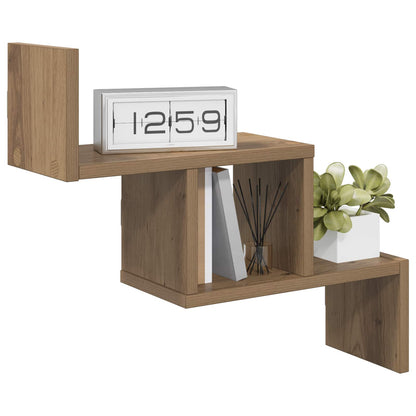 vidaXL Wall Shelf Artisan Oak 48 x 15 x 42 cm Engineered Wood