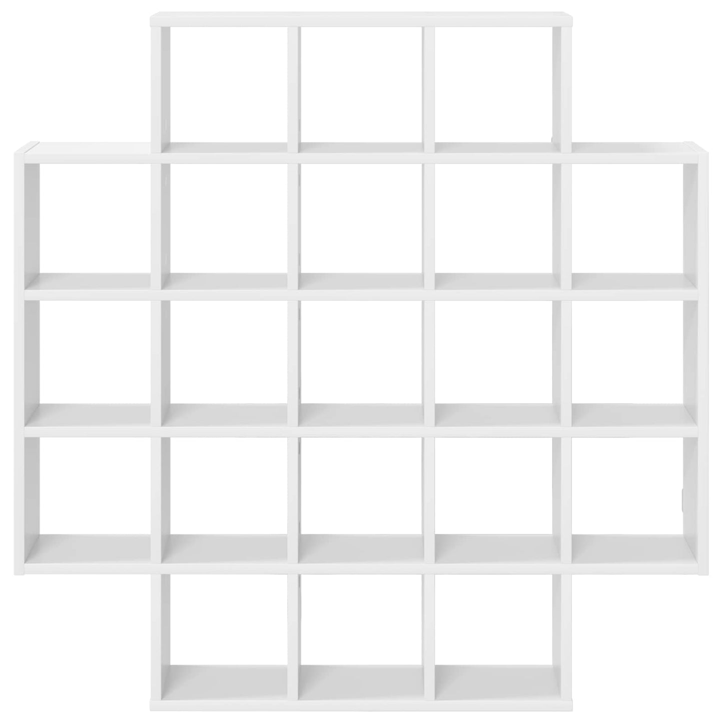 vidaXL Wall Shelf White 100 x 13 x 100 cm Engineered Wood