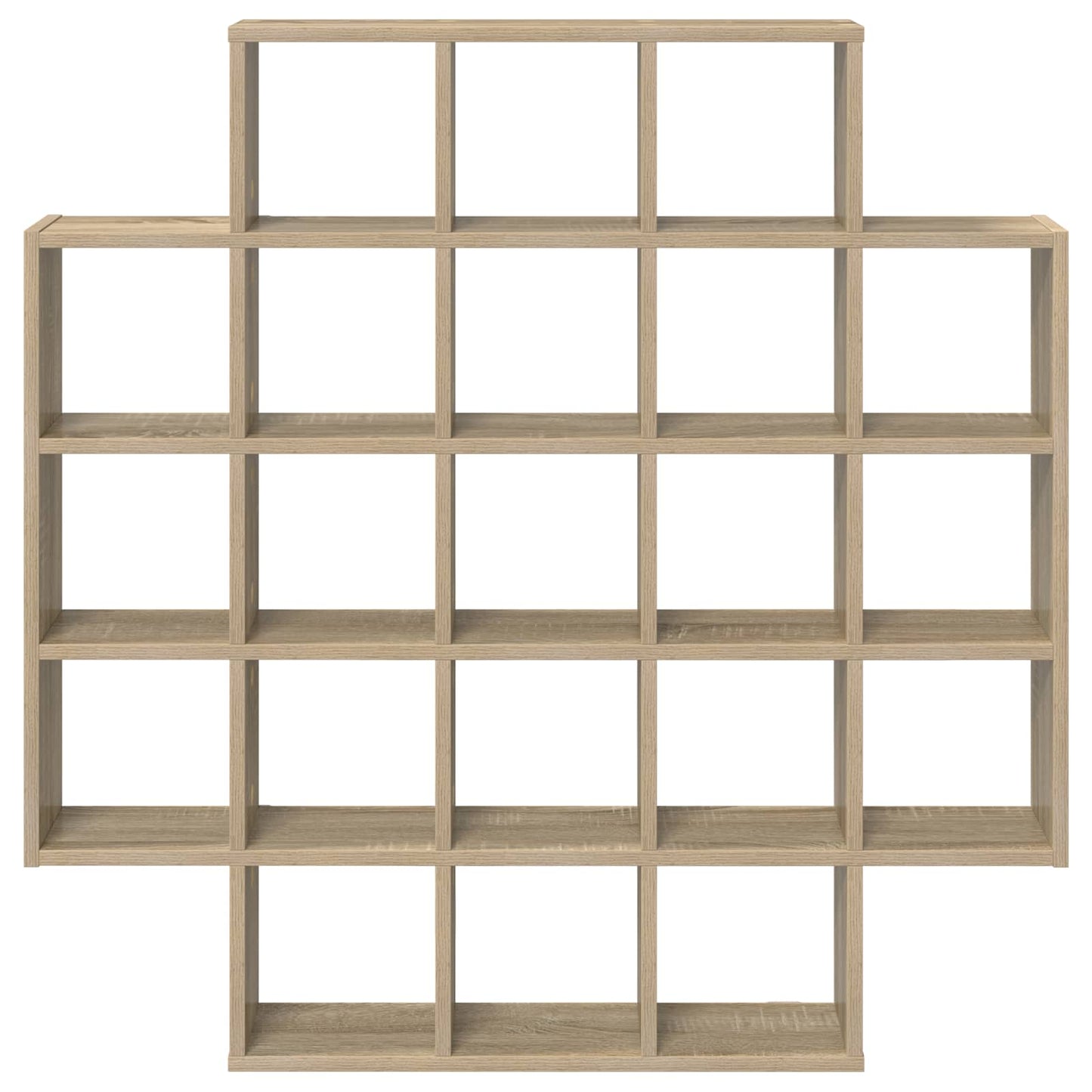 vidaXL Wall Shelf Sonoma Oak 100 x 13 x 100 cm Engineered Wood