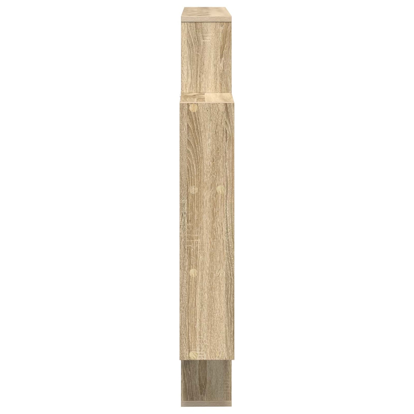 vidaXL Wall Shelf Sonoma Oak 100 x 13 x 100 cm Engineered Wood