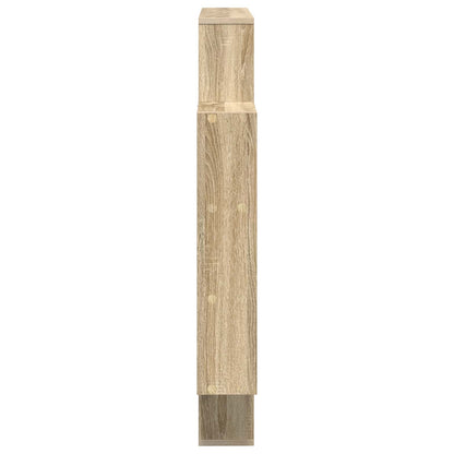 vidaXL Wall Shelf Sonoma Oak 100 x 13 x 100 cm Engineered Wood
