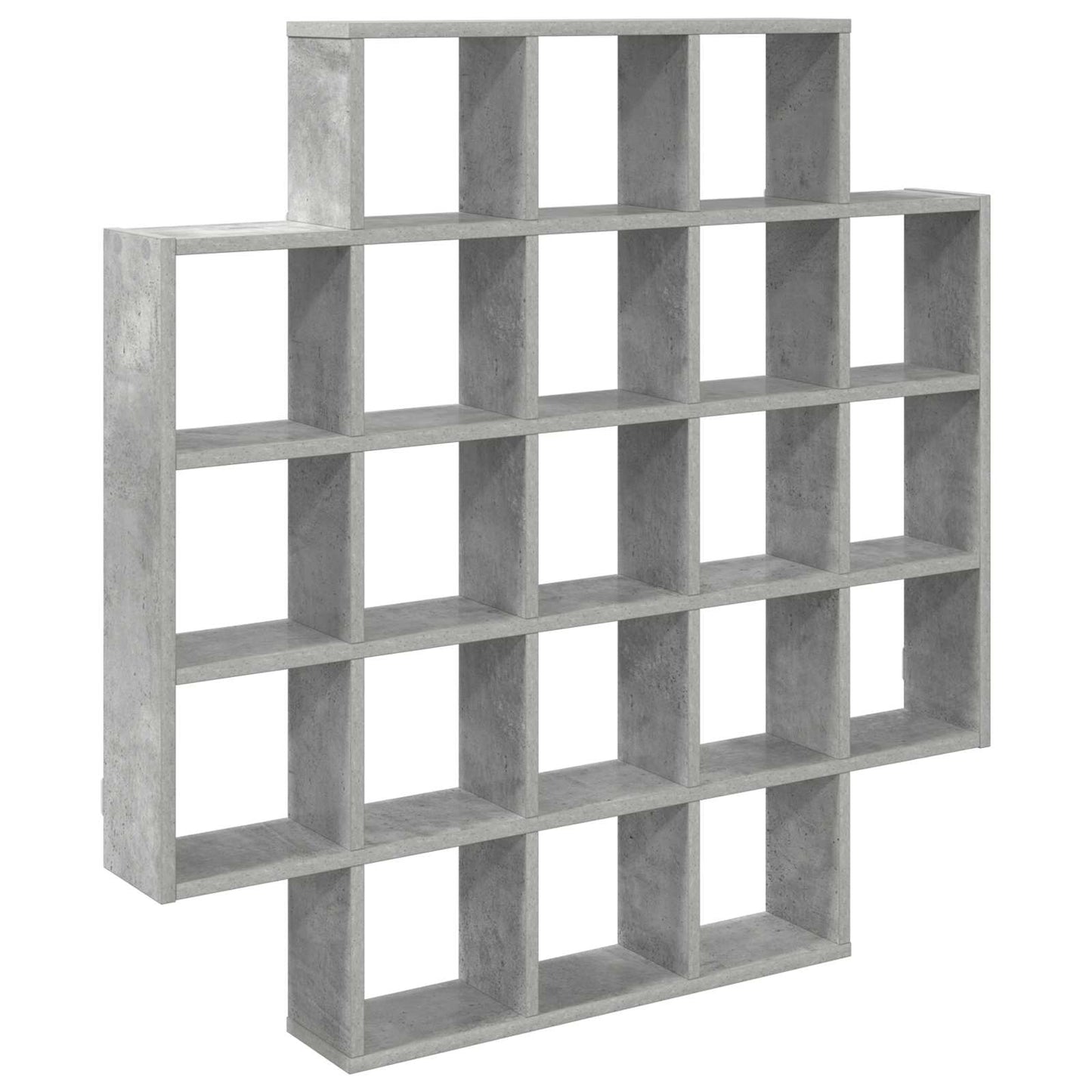 vidaXL Wall Shelf Concrete Grey 100 x 13 x 100 cm Engineered Wood