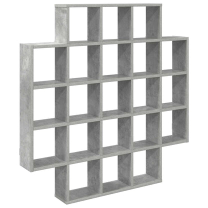 vidaXL Wall Shelf Concrete Grey 100 x 13 x 100 cm Engineered Wood