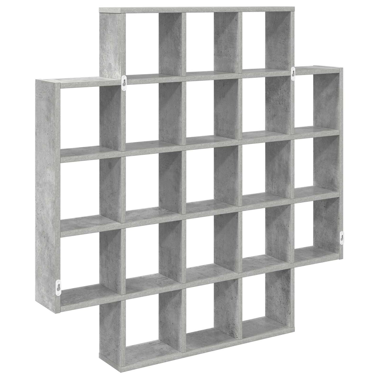 vidaXL Wall Shelf Concrete Grey 100 x 13 x 100 cm Engineered Wood