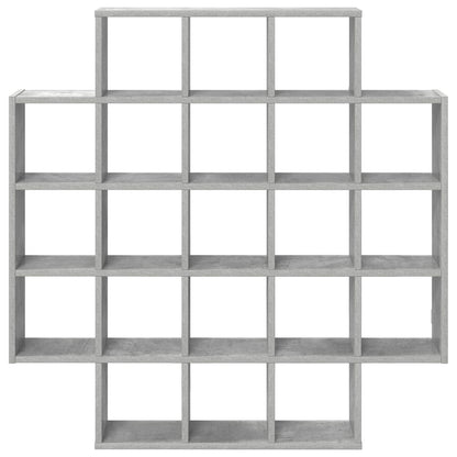 vidaXL Wall Shelf Concrete Grey 100 x 13 x 100 cm Engineered Wood