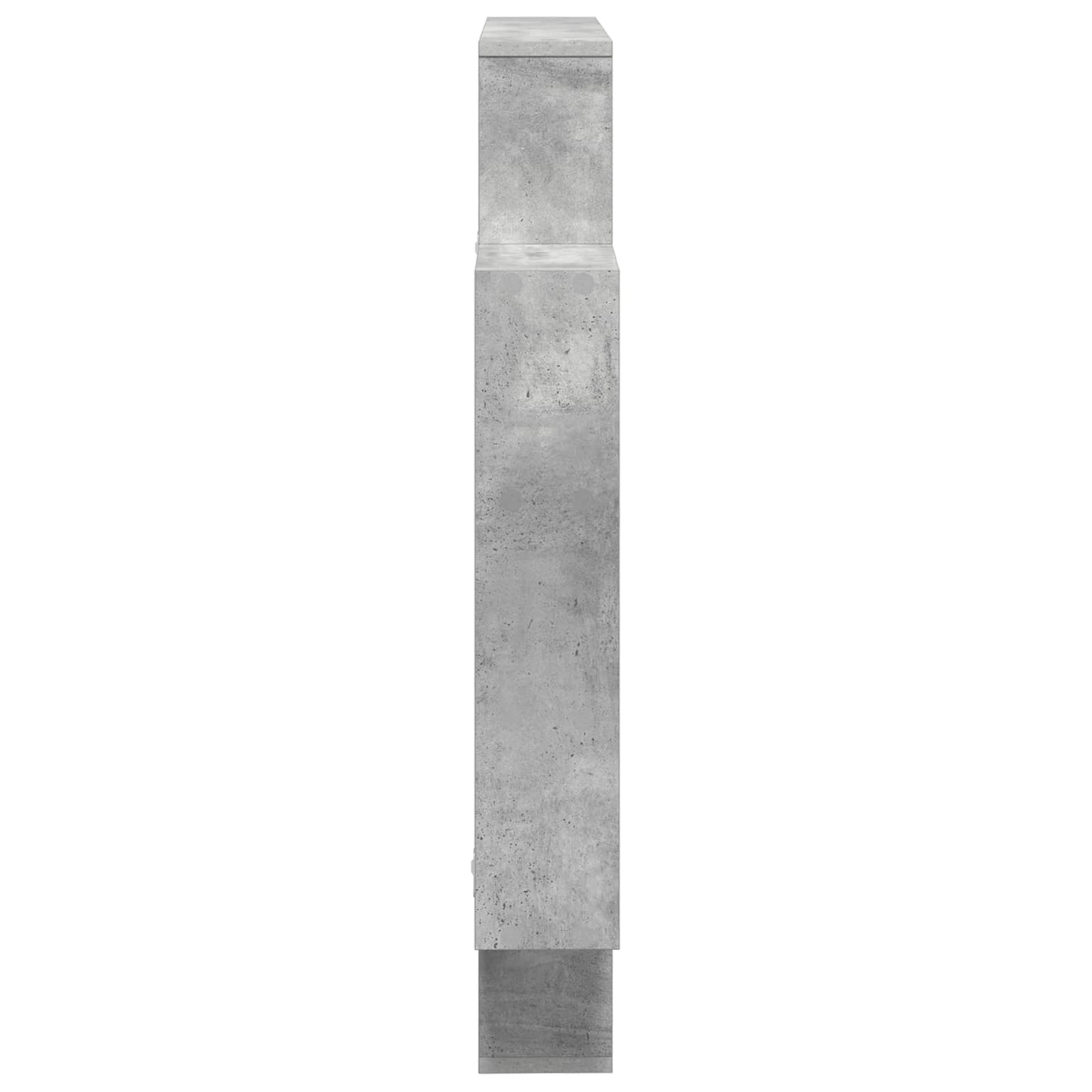 vidaXL Wall Shelf Concrete Grey 100 x 13 x 100 cm Engineered Wood