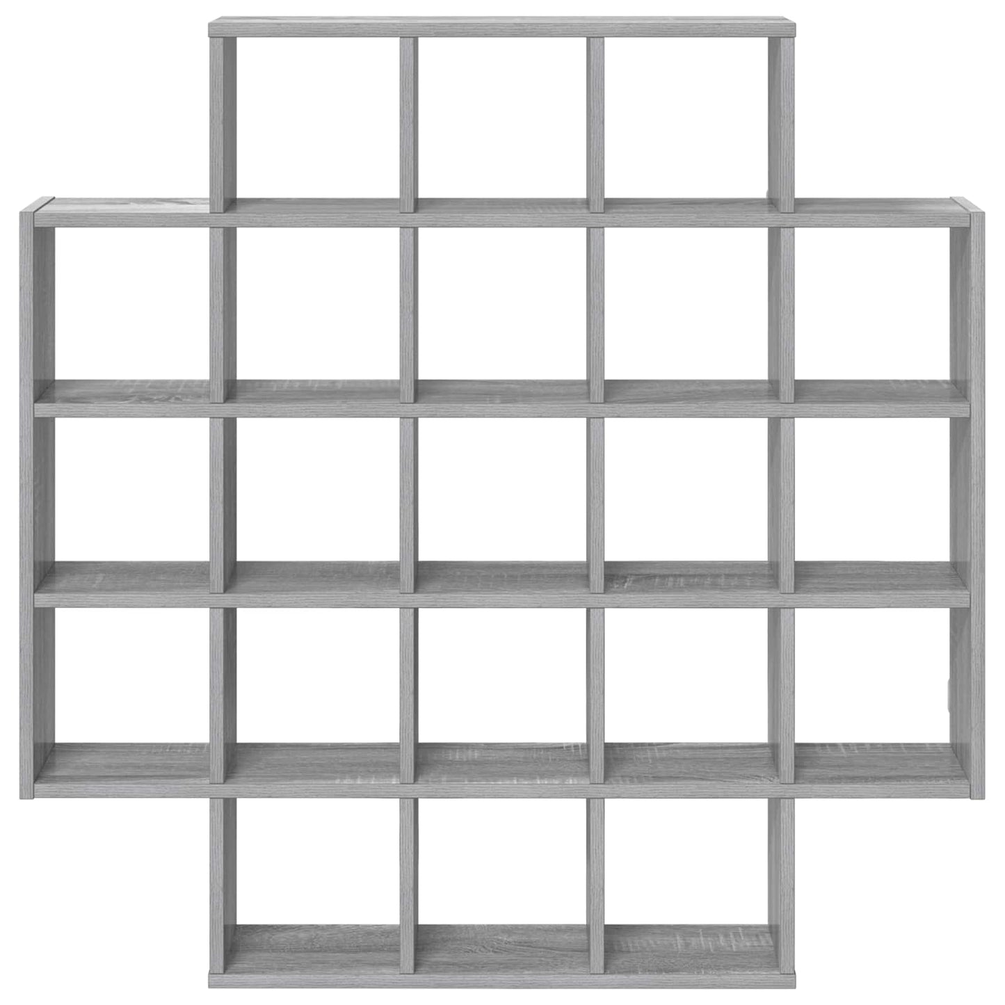 vidaXL Wall Shelf Grey Sonoma 100 x 13 x 100 cm Engineered Wood