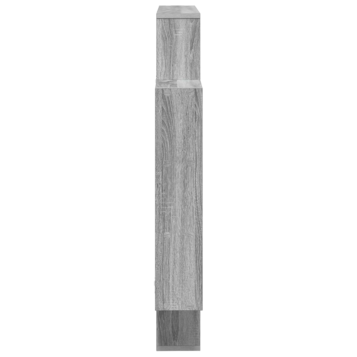 vidaXL Wall Shelf Grey Sonoma 100 x 13 x 100 cm Engineered Wood