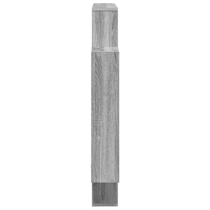 vidaXL Wall Shelf Grey Sonoma 100 x 13 x 100 cm Engineered Wood