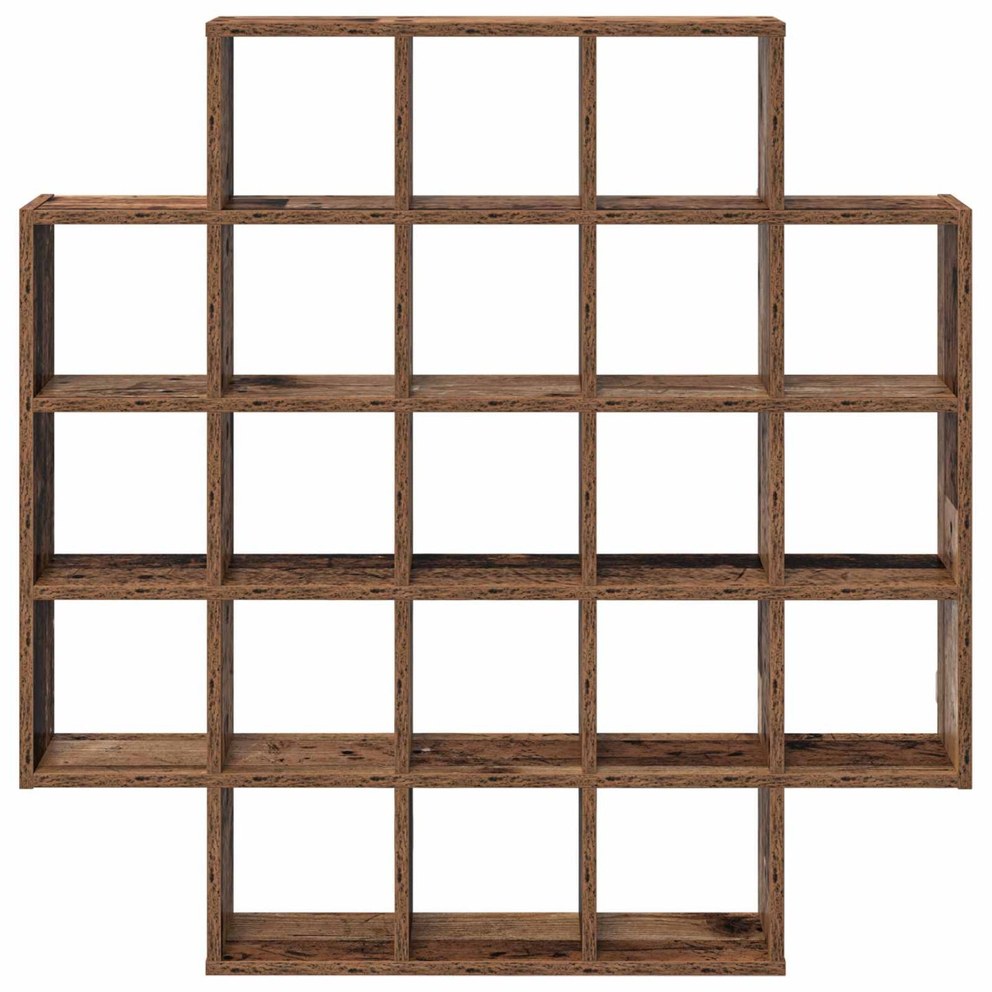 vidaXL Wall Shelf Old Wood 100 x 13 x 100 cm Engineered Wood