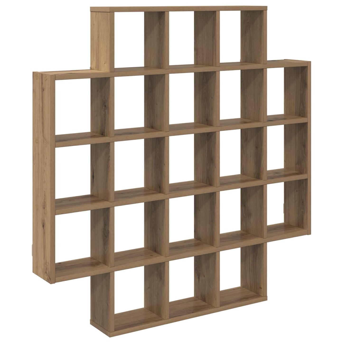 vidaXL Wall Shelf Artisan Oak 100 x 13 x 100 cm Engineered Wood