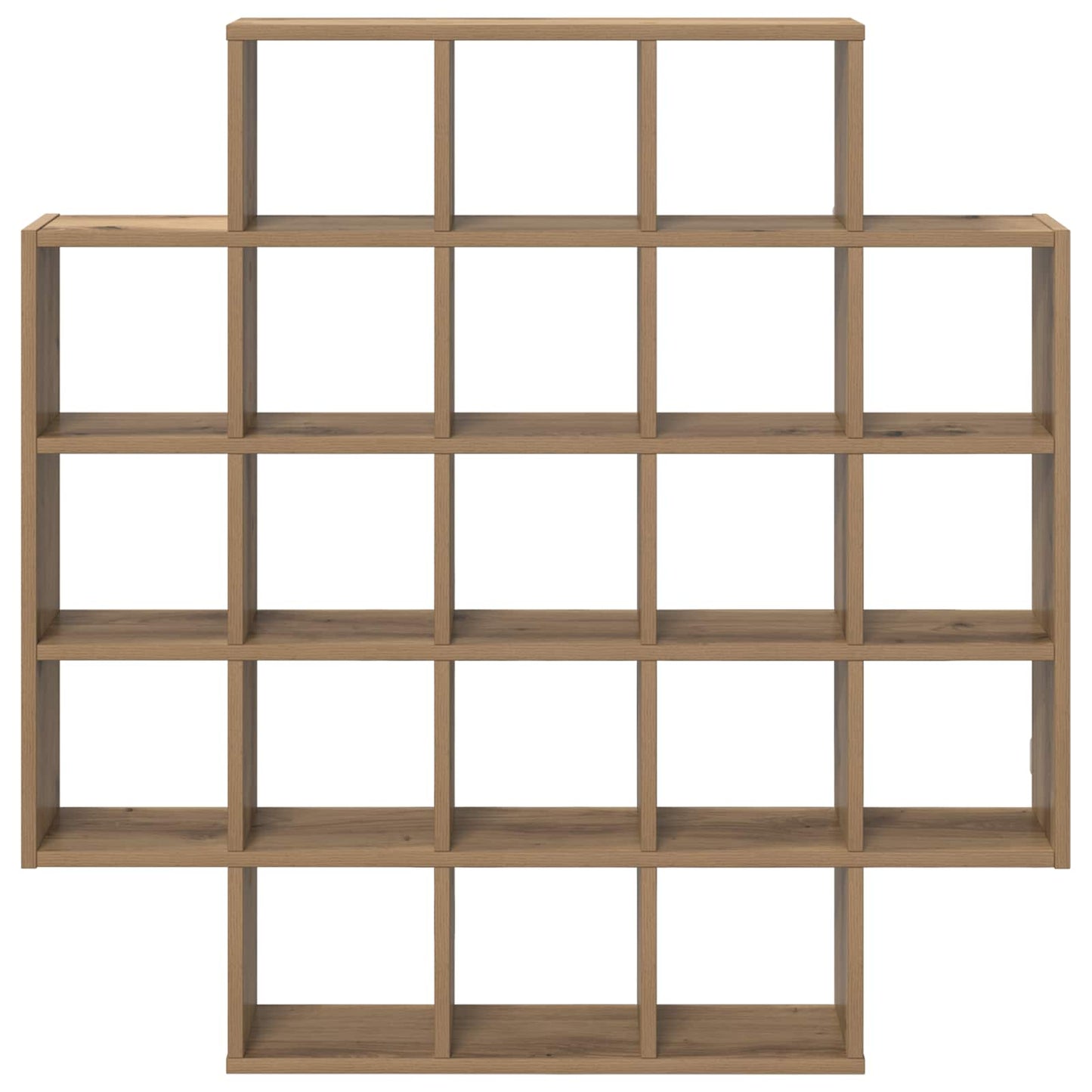 vidaXL Wall Shelf Artisan Oak 100 x 13 x 100 cm Engineered Wood