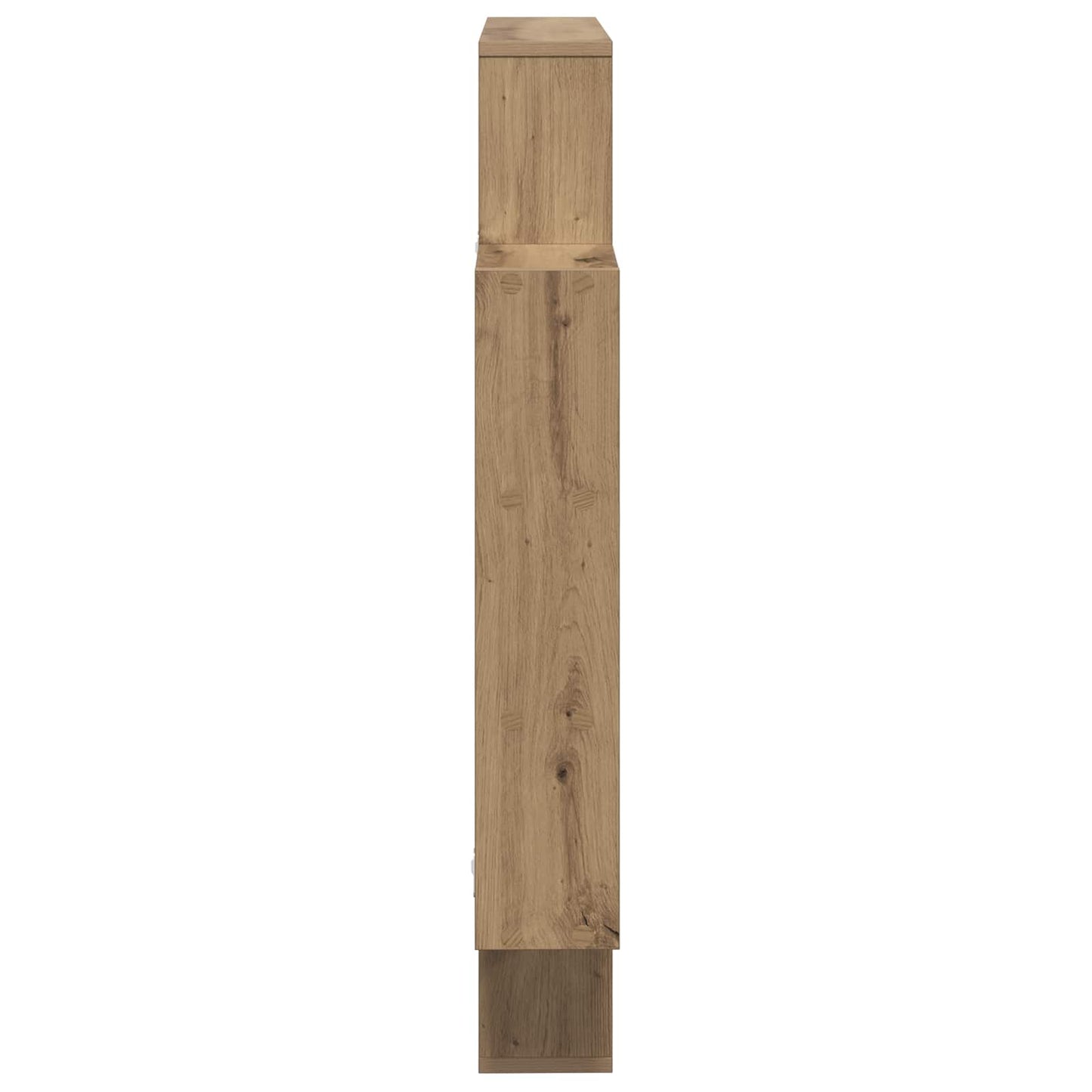 vidaXL Wall Shelf Artisan Oak 100 x 13 x 100 cm Engineered Wood
