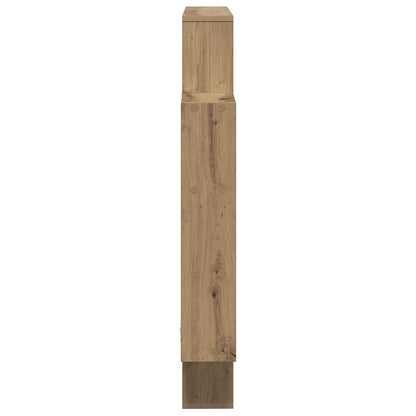 vidaXL Wall Shelf Artisan Oak 100 x 13 x 100 cm Engineered Wood