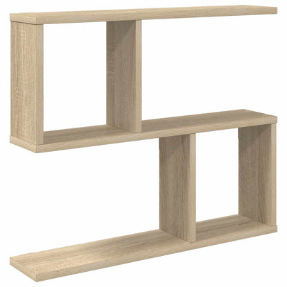 vidaXL Wall Shelf Sonoma Oak 60 x 12 x 50.5 cm Engineered Wood