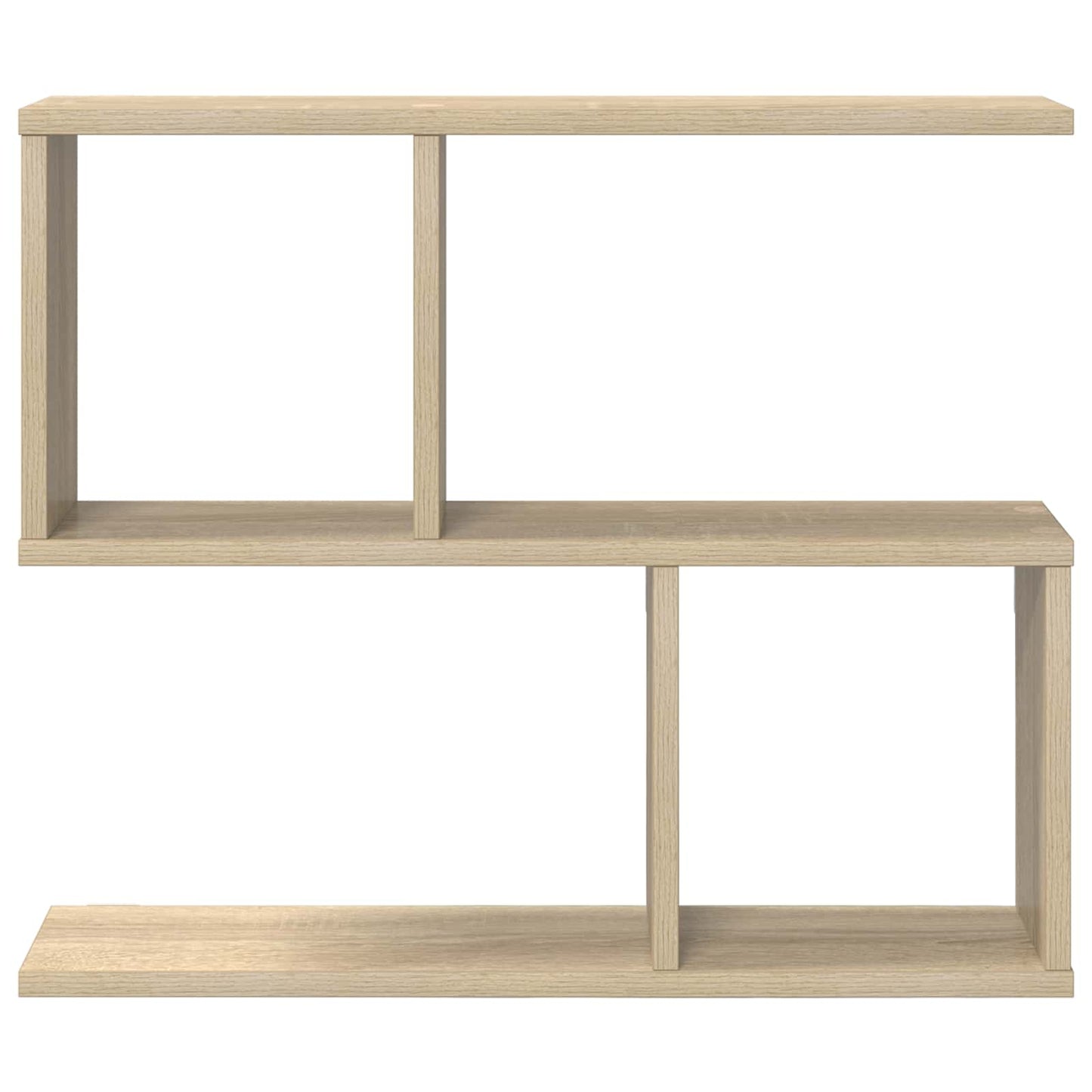 vidaXL Wall Shelf Sonoma Oak 60 x 12 x 50.5 cm Engineered Wood