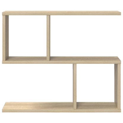 vidaXL Wall Shelf Sonoma Oak 60 x 12 x 50.5 cm Engineered Wood