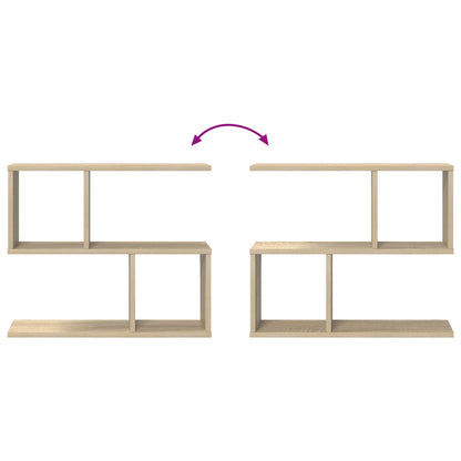 vidaXL Wall Shelf Sonoma Oak 60 x 12 x 50.5 cm Engineered Wood