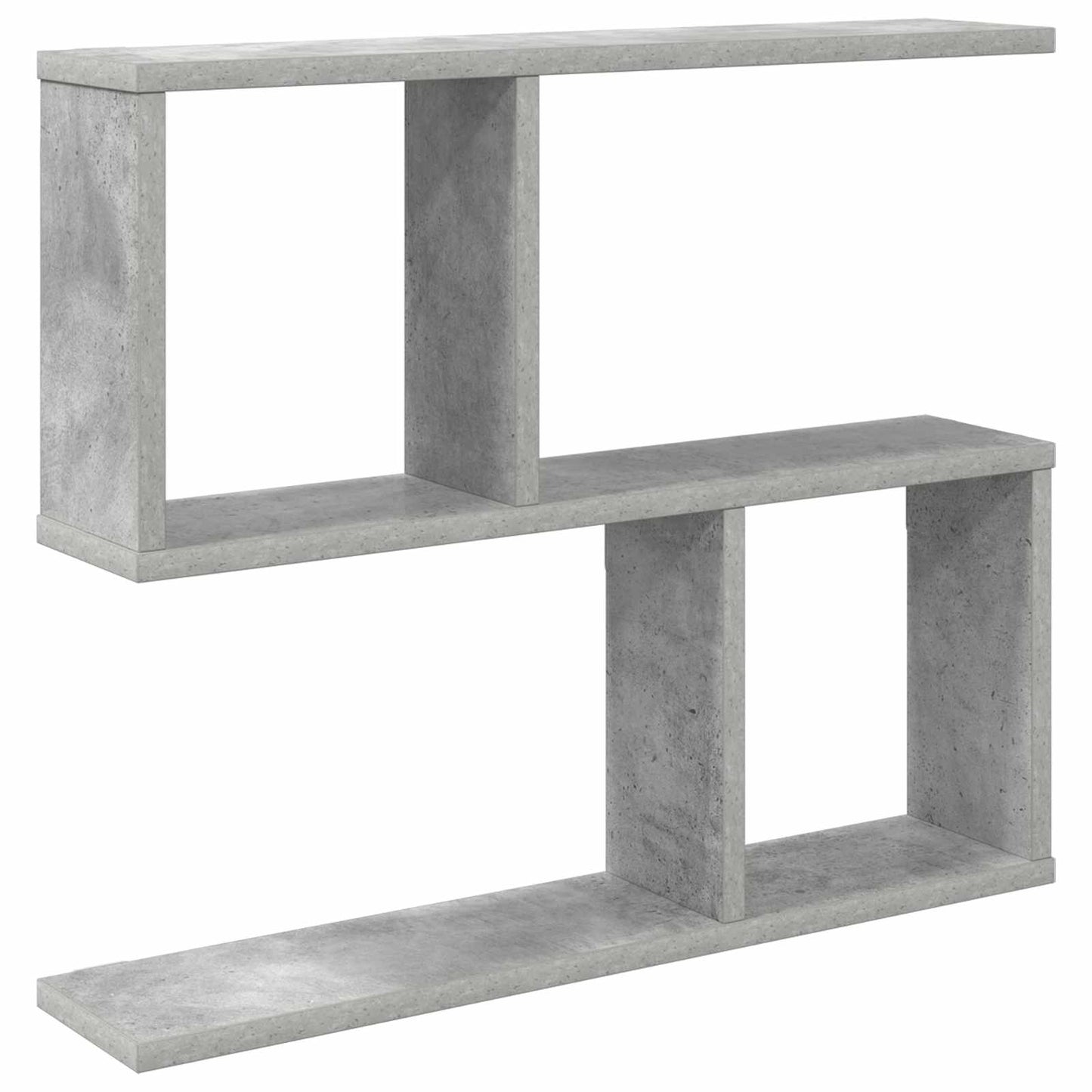 vidaXL Wall Shelf Concrete Grey 60 x 12 x 50.5 cm Engineered Wood