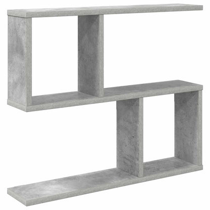 vidaXL Wall Shelf Concrete Grey 60 x 12 x 50.5 cm Engineered Wood