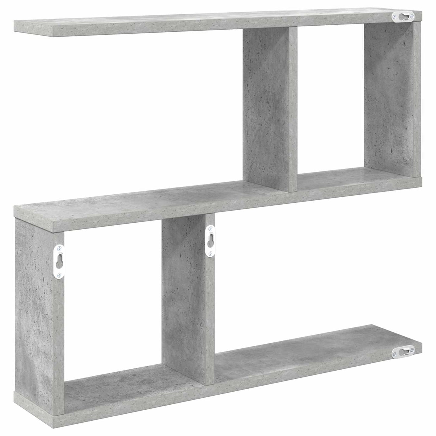 vidaXL Wall Shelf Concrete Grey 60 x 12 x 50.5 cm Engineered Wood