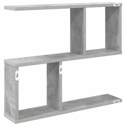 vidaXL Wall Shelf Concrete Grey 60 x 12 x 50.5 cm Engineered Wood