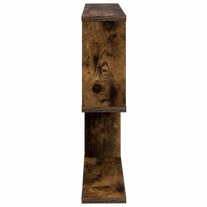 vidaXL Wall Shelf Smoked Oak 60 x 12 x 50.5 cm Engineered Wood