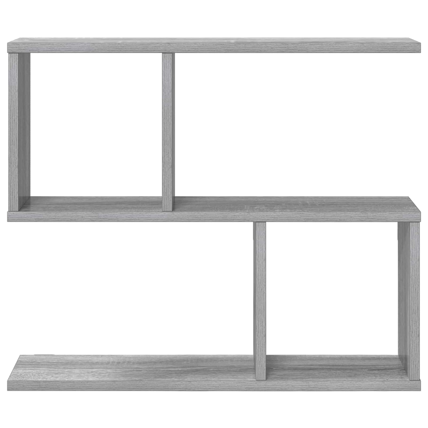 vidaXL Wall Shelf Grey Sonoma 60 x 12 x 50.5 cm Engineered Wood