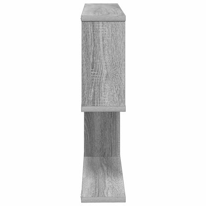 vidaXL Wall Shelf Grey Sonoma 60 x 12 x 50.5 cm Engineered Wood
