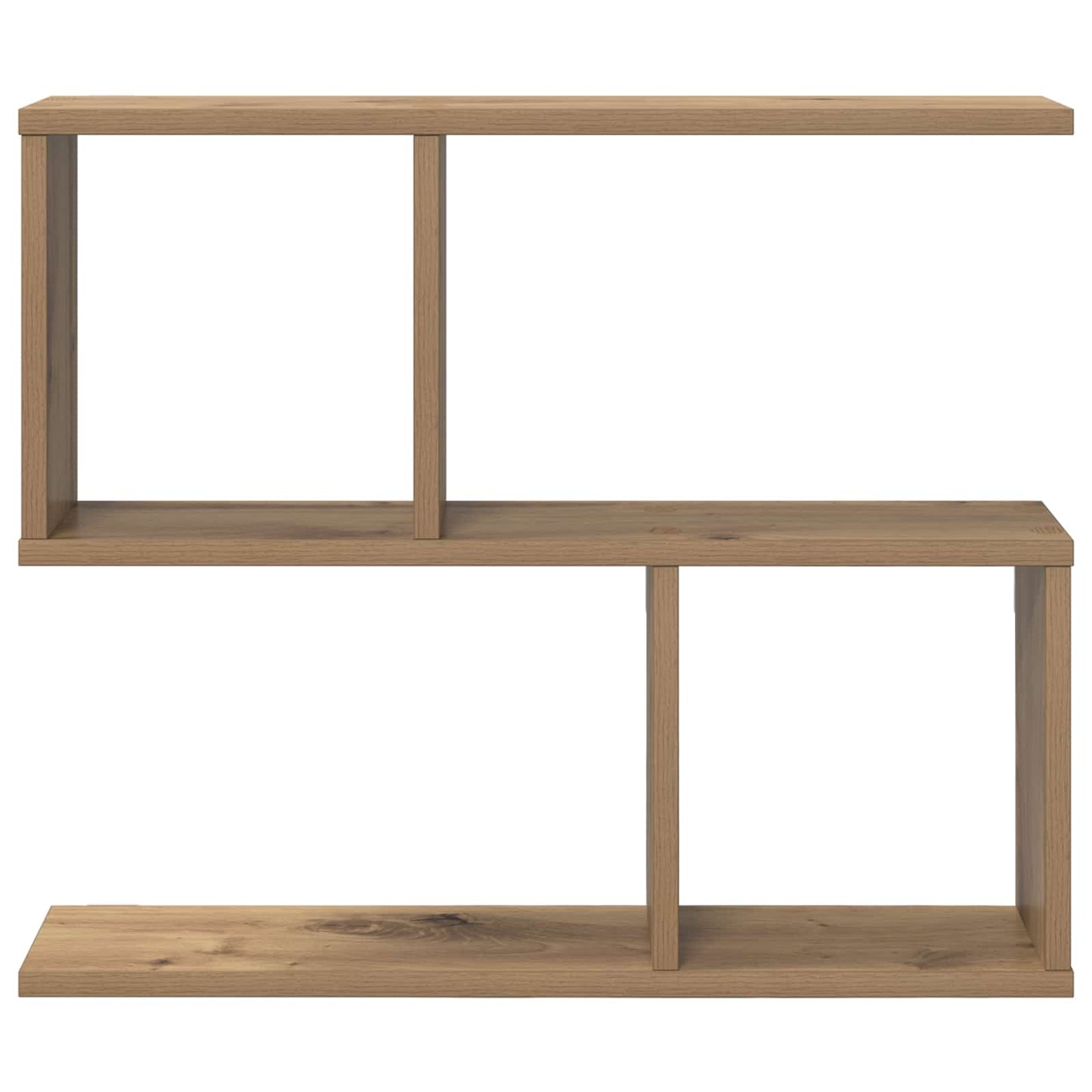 vidaXL Wall Shelf Artisan Oak 60 x 12 x 50.5 cm Engineered Wood