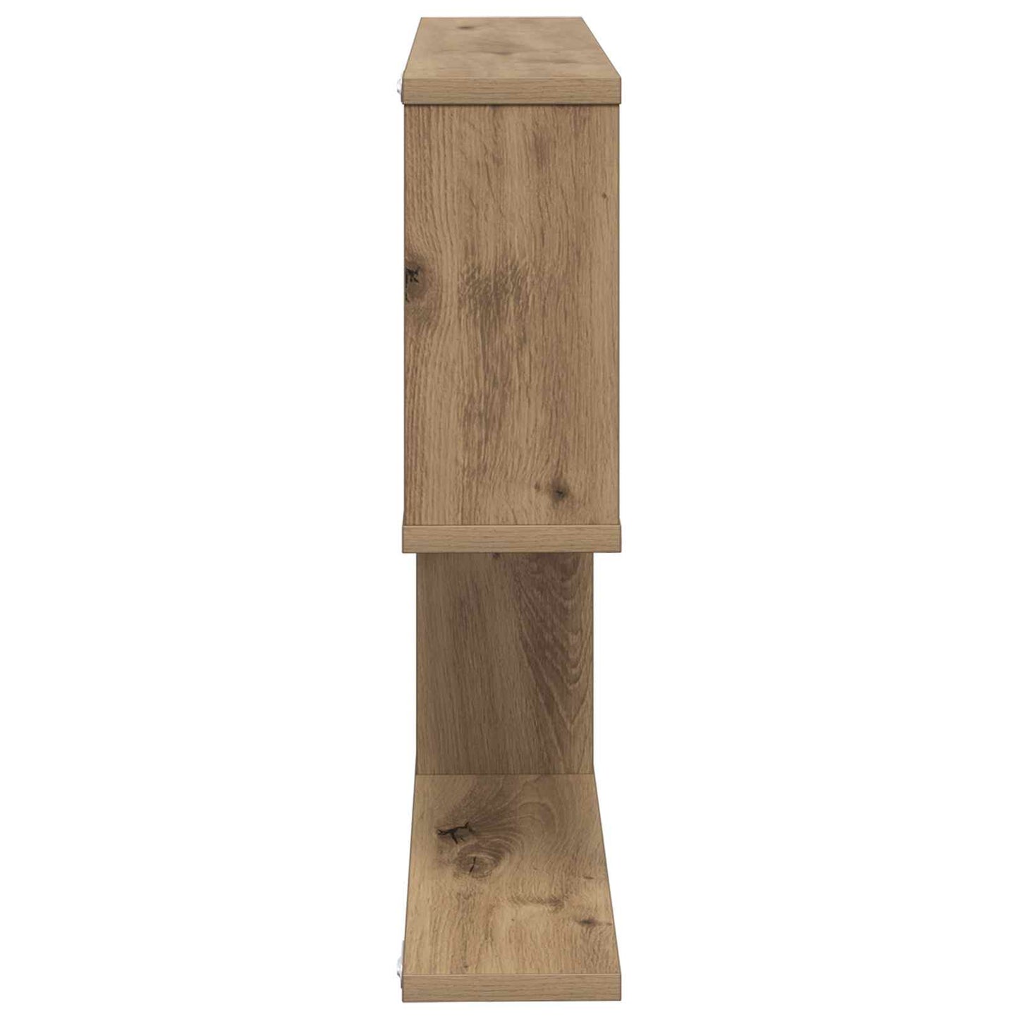 vidaXL Wall Shelf Artisan Oak 60 x 12 x 50.5 cm Engineered Wood