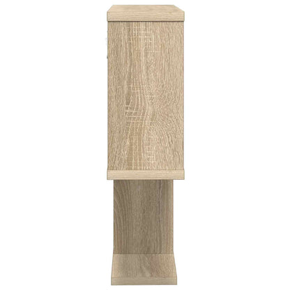 vidaXL Wall Shelf Sonoma Oak 60 x 12 x 50.5 cm Engineered Wood