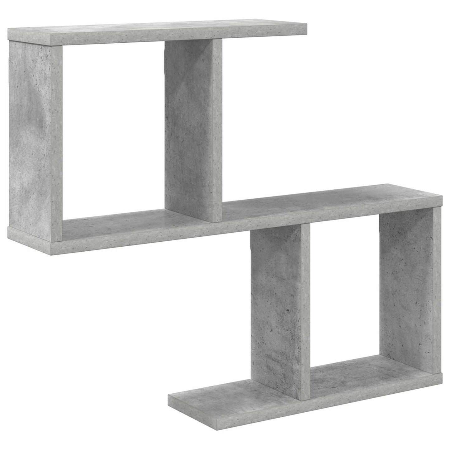 vidaXL Wall Shelf Concrete Grey 60 x 12 x 50.5 cm Engineered Wood