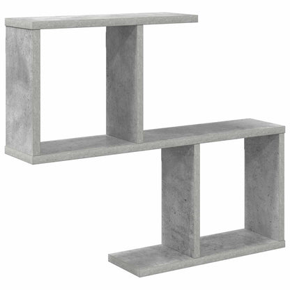 vidaXL Wall Shelf Concrete Grey 60 x 12 x 50.5 cm Engineered Wood
