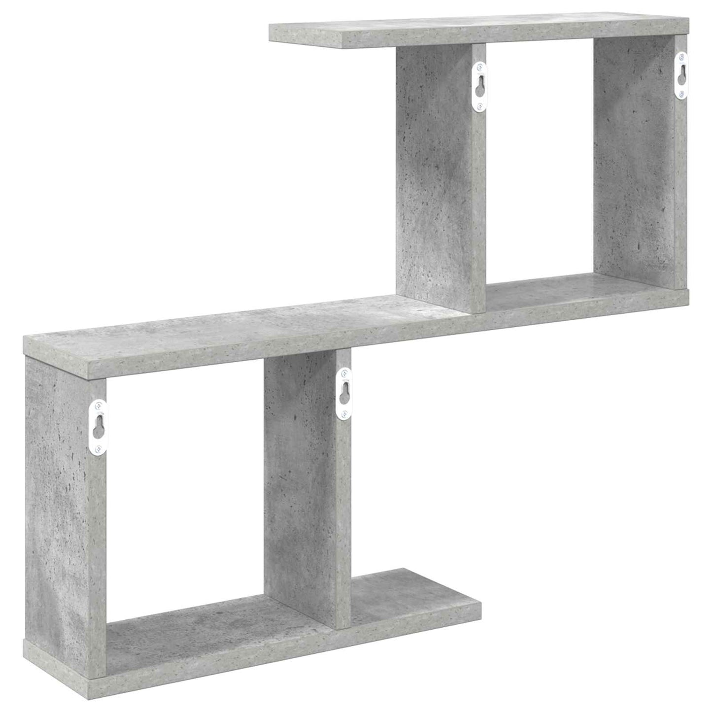 vidaXL Wall Shelf Concrete Grey 60 x 12 x 50.5 cm Engineered Wood