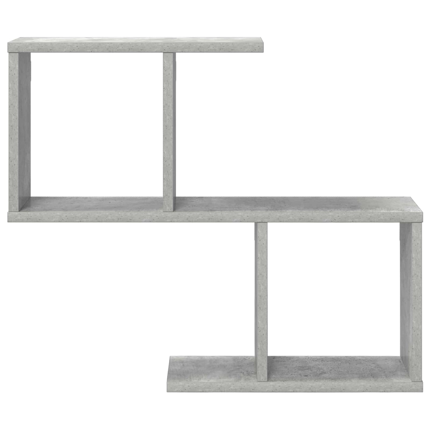 vidaXL Wall Shelf Concrete Grey 60 x 12 x 50.5 cm Engineered Wood
