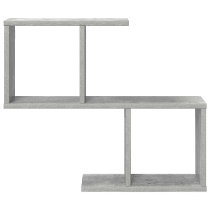 vidaXL Wall Shelf Concrete Grey 60 x 12 x 50.5 cm Engineered Wood