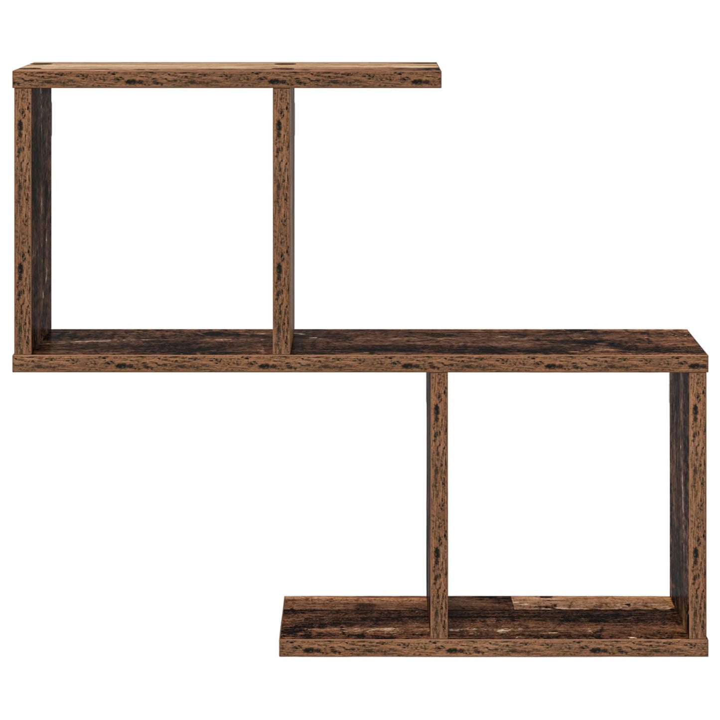 vidaXL Wall Shelf Old Wood 60 x 12 x 50.5 cm Engineered Wood