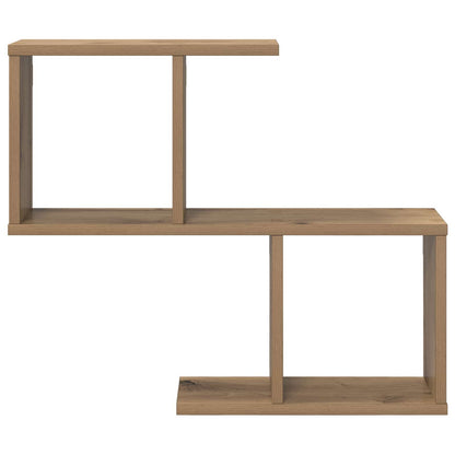 vidaXL Wall Shelf Artisan Oak 60 x 12 x 50.5 cm Engineered Wood